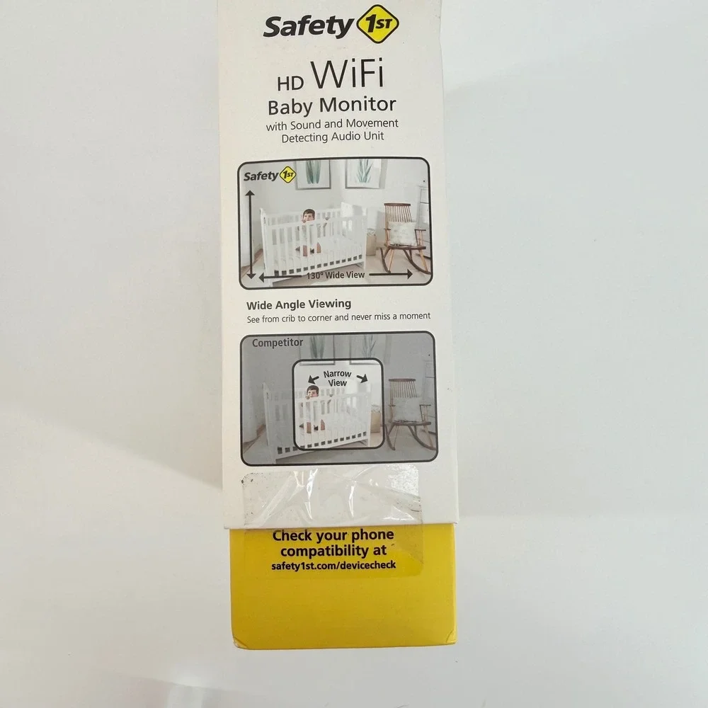 Safety 1st HD WiFi Baby Monitor with Sound and Movement Detecting Audio Unit‎